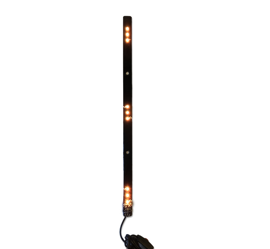 Lichtbalk zuignap 12/24V met 7 kleuren - 50 cm - 9 LED