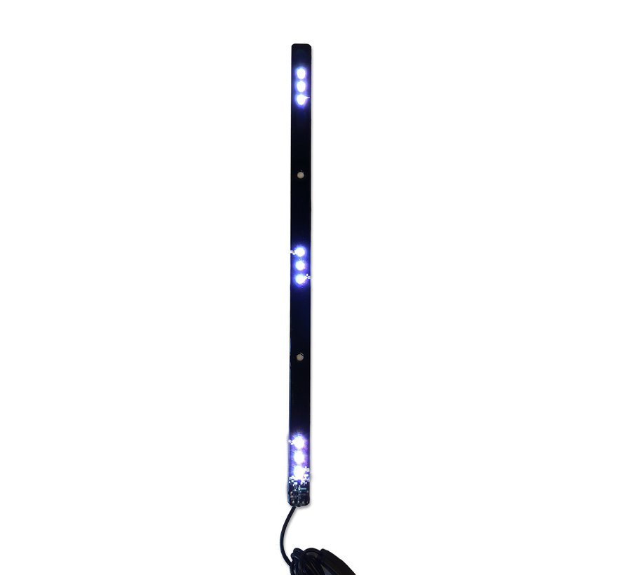 Lichtbalk zuignap 12/24V met 7 kleuren - 50 cm - 9 LED