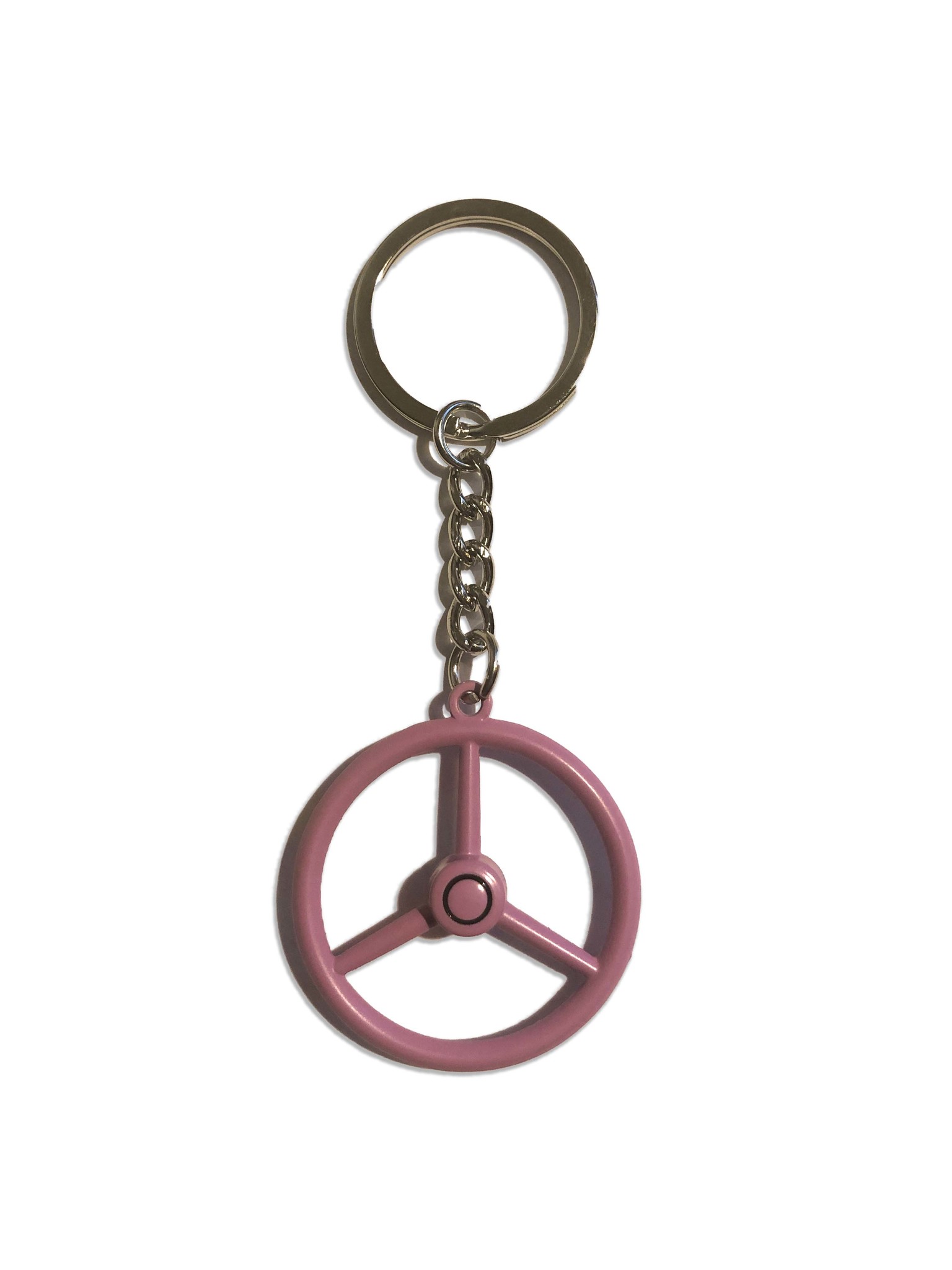 Keychain Oldskool Steering wheel - Pink - Joostshop