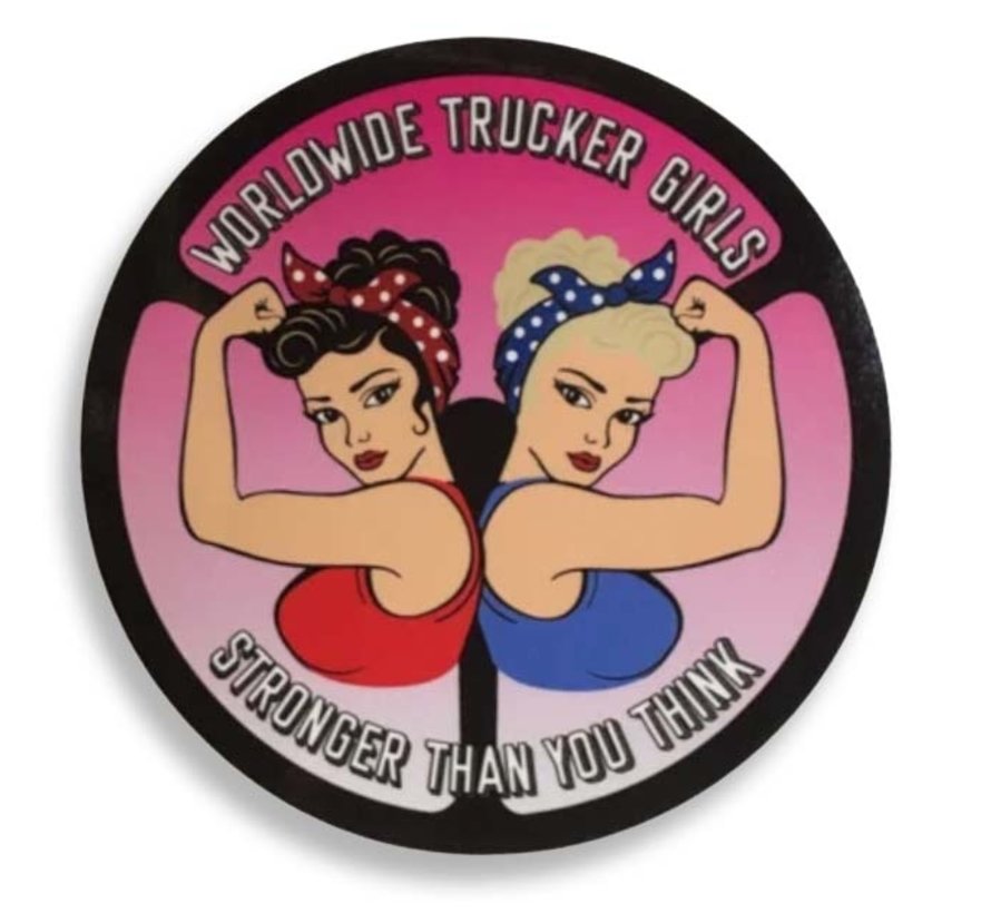 Sticker - Worldwide Trucker Girls
