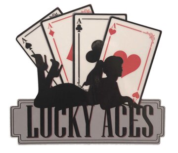 Sticker Lucky Aces