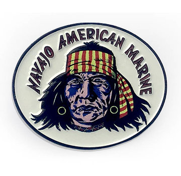 Pin Navajo American Marine