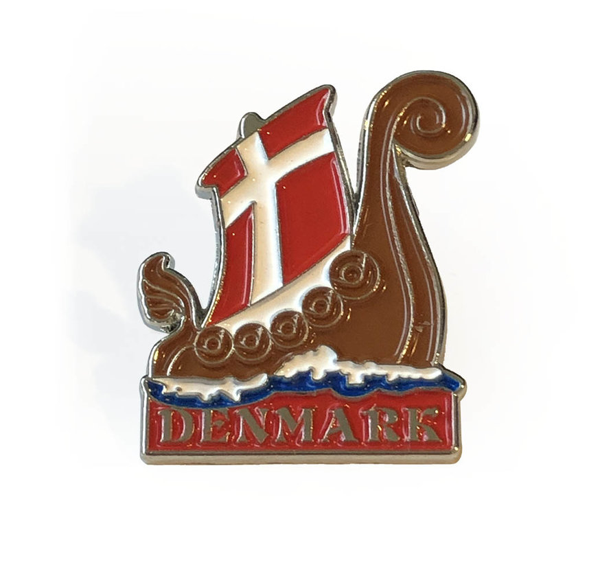 Pin Viking boat Denmark