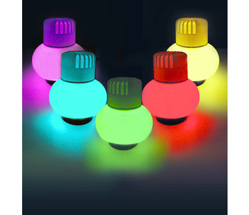 Support lumineux pour désodorisant Poppy, ALLRIDE, LED et variateur, 7  couleurs, 12/24V (15174597), ALLRIDE