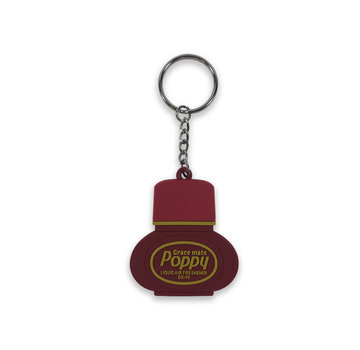 Poppy Grace Mate Keychain rubber Poppy Grace Mate - Cherry