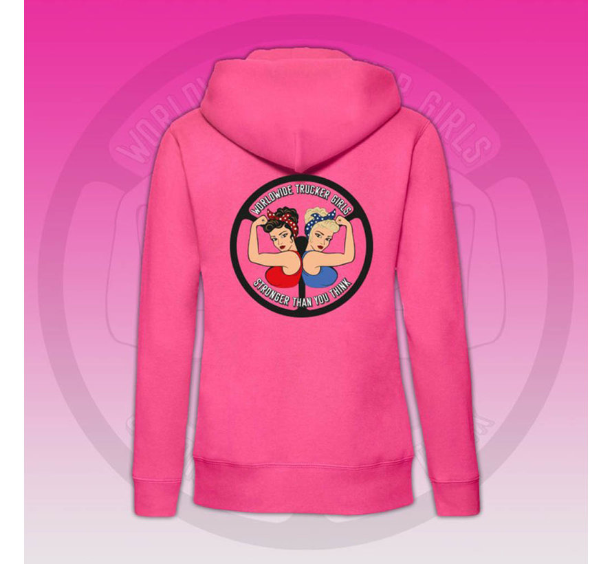 Vest Worldwide Trucker Girls - Roze