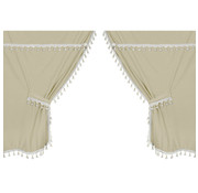 Curtain set - Universal - Beige