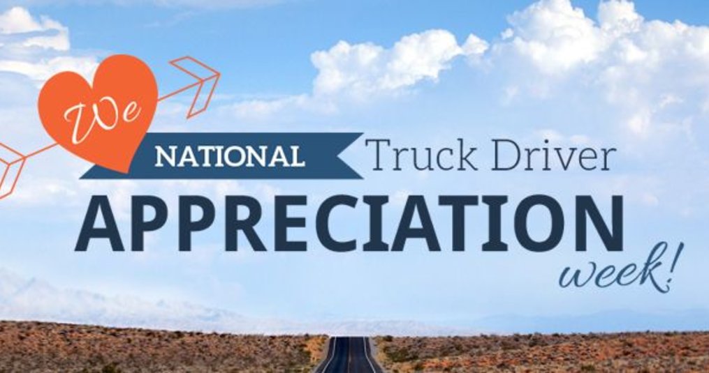 10% korting tijdens de National Truck Driver Appreciation Week
