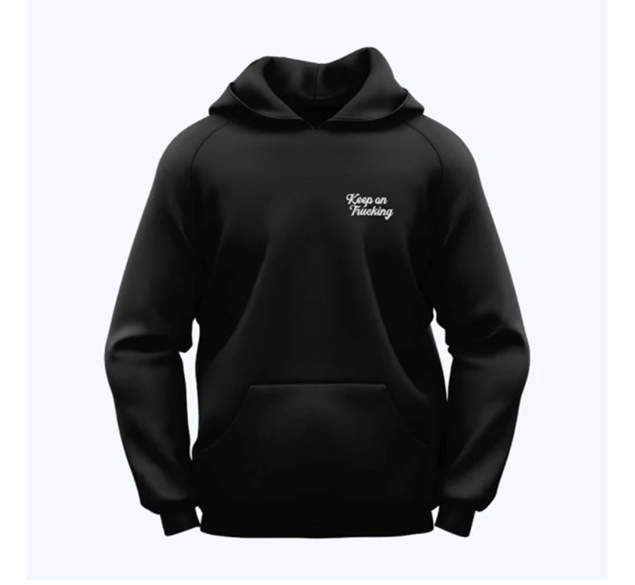 Hoodie Keep On Trucking - Black