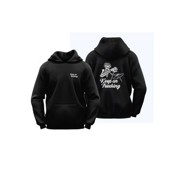 Hoodie Keep On Trucking - Black