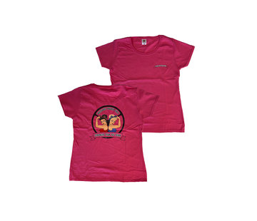 T-shirt Worldwide Trucker Girls - Roze