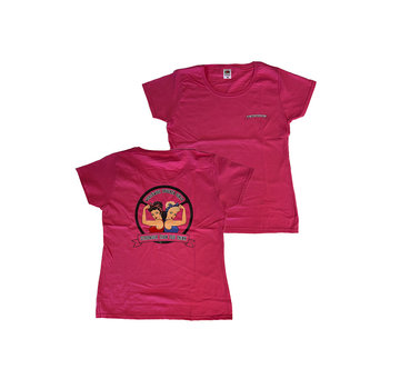 T-shirt Worldwide Trucker Girls - Roze