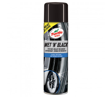 Turtle Wax Wet N Black banden foam – bandenglans – 500 ml