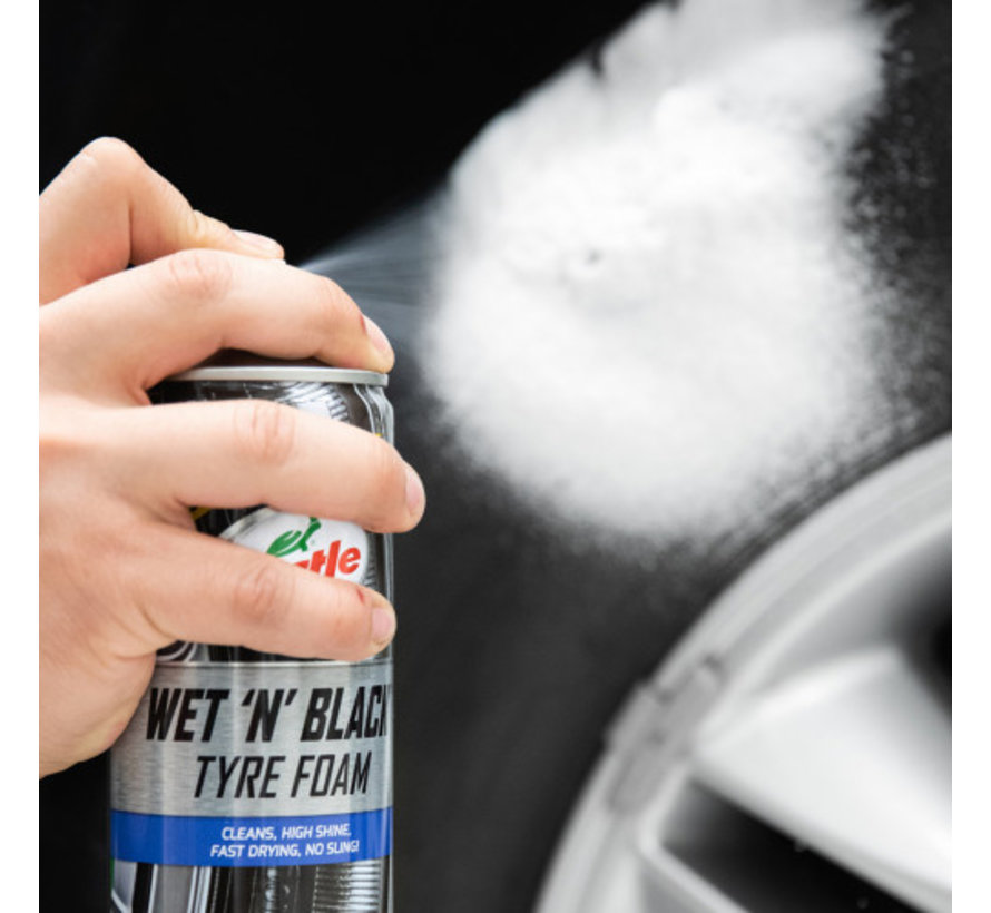 Tire shine TURTLE WAX Wet´n´Black Tyre Foam 500ml