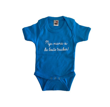 Baby Bodysuit - Mijn mama is de beste trucker! - Blue