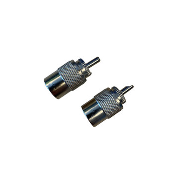 PL-259 connector - male - 2 stuks