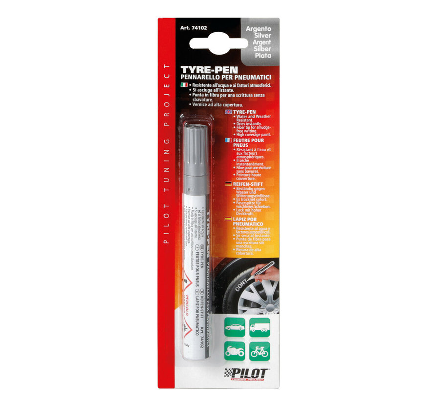 Trim/Tyre Marker - Silver