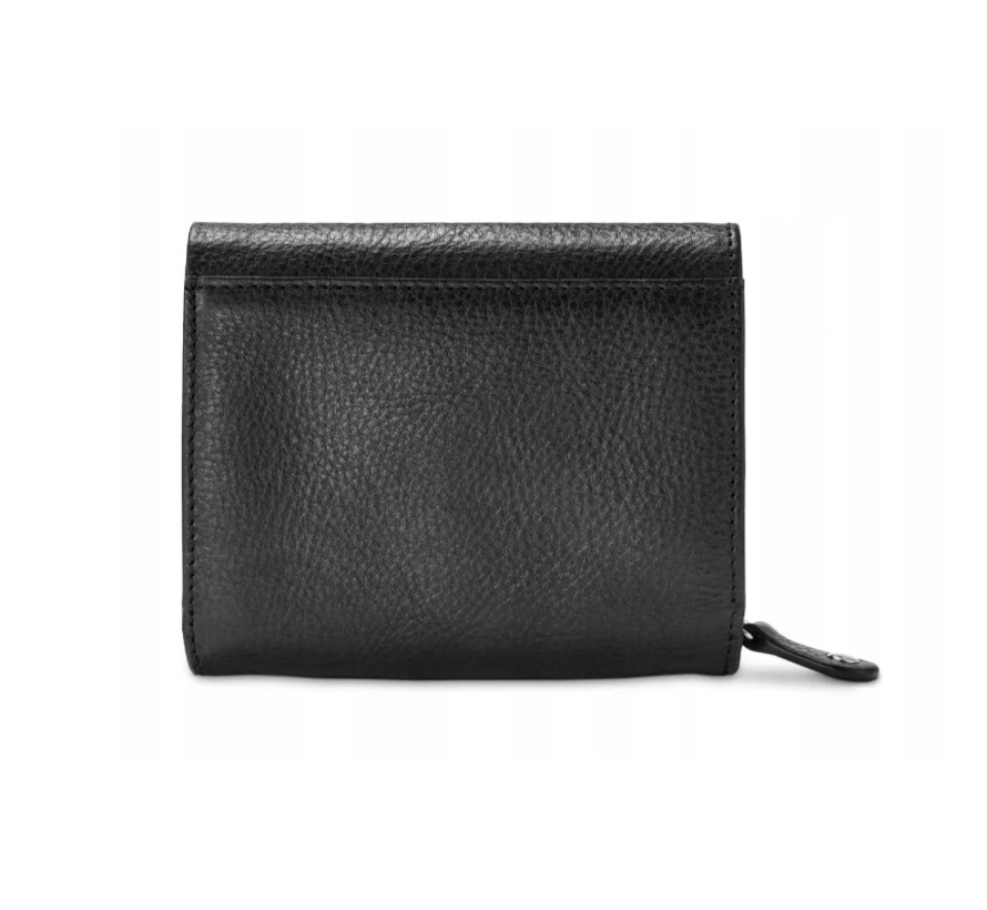 Wallet/Cash purse black - Genuine leather