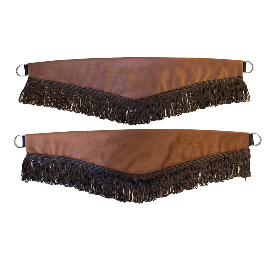 Tieback with fringes - Satin fringes - different colors