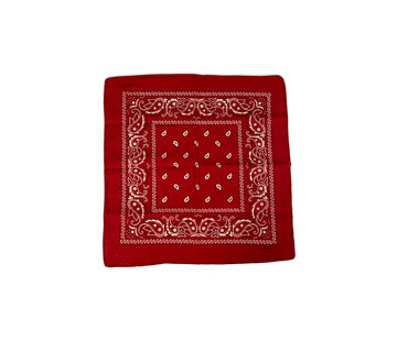 Farmer scarf/farmer handkerchief - Red