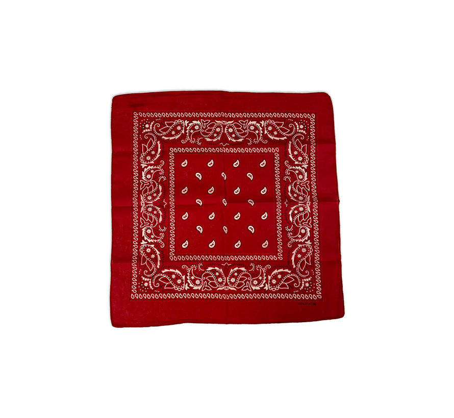 Boerensjaal/boerenzakdoek - Rood