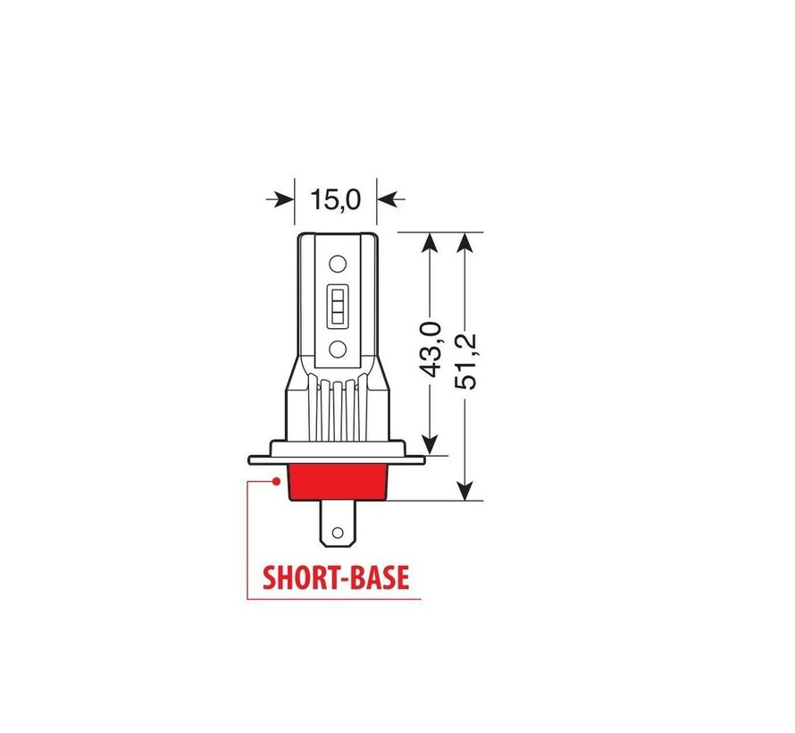 Halo LED H7 - 12/24V - 2 pieces