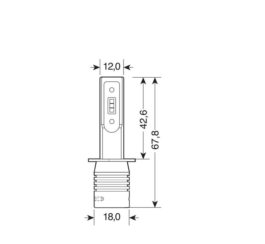 Halo LED H1 - 12/24V - 2 pieces