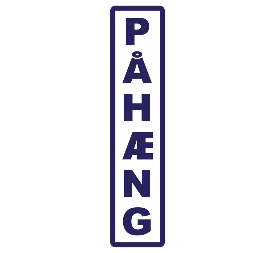 Pahaeng sticker - 15 x 4 cm - verschillende kleuren