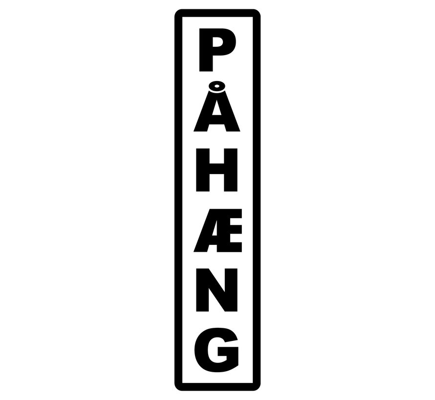 Pahaeng sticker - 15 x 4 cm - different colors