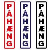 Pahaeng sticker - 15 x 4 cm - different colors