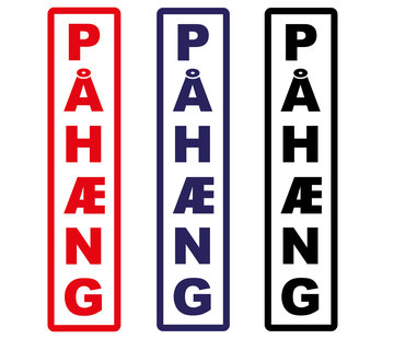 Pahaeng sticker - 15 x 4 cm - different colors