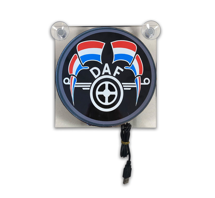 Light box USB DAF - NL flags 12/24V