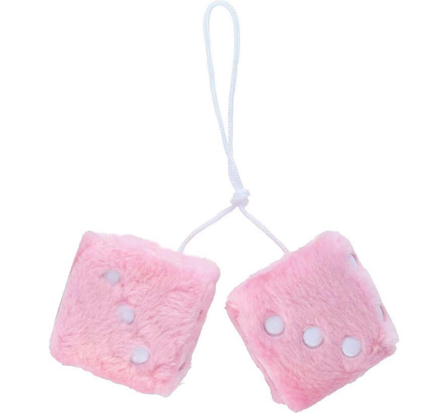 Mirror decoration - Plush dice