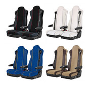 Set of seat covers for Iveco - 2 pieces - Different colors