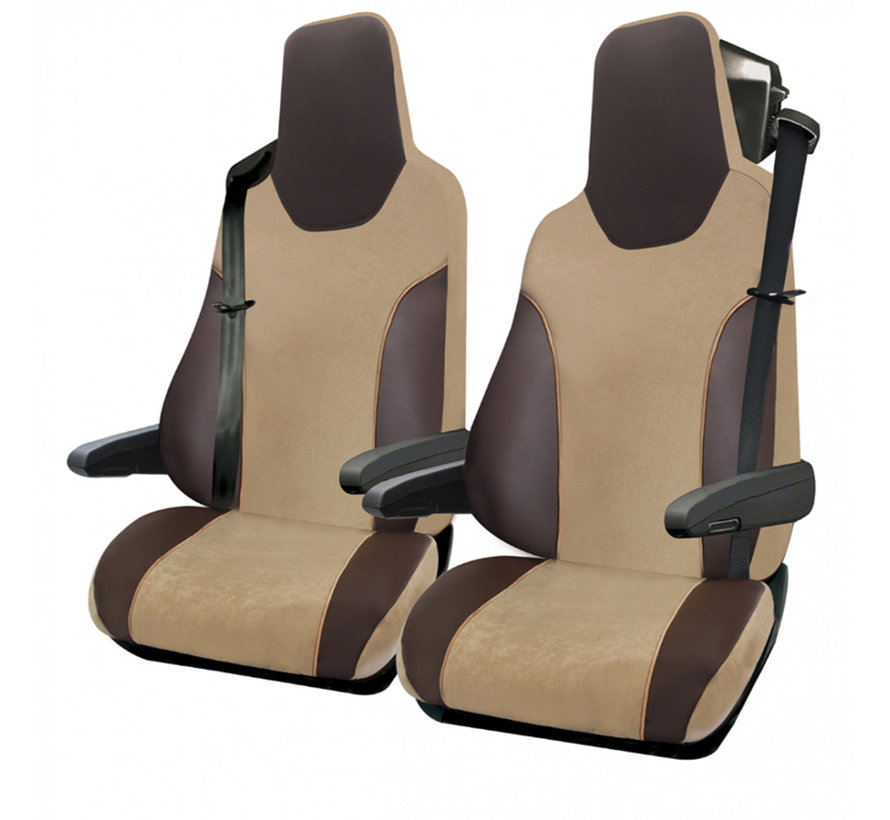 Set of seat covers for MAN - 2 pieces - Different colors