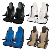 Set of seat covers for MAN - 2 pieces - Different colors