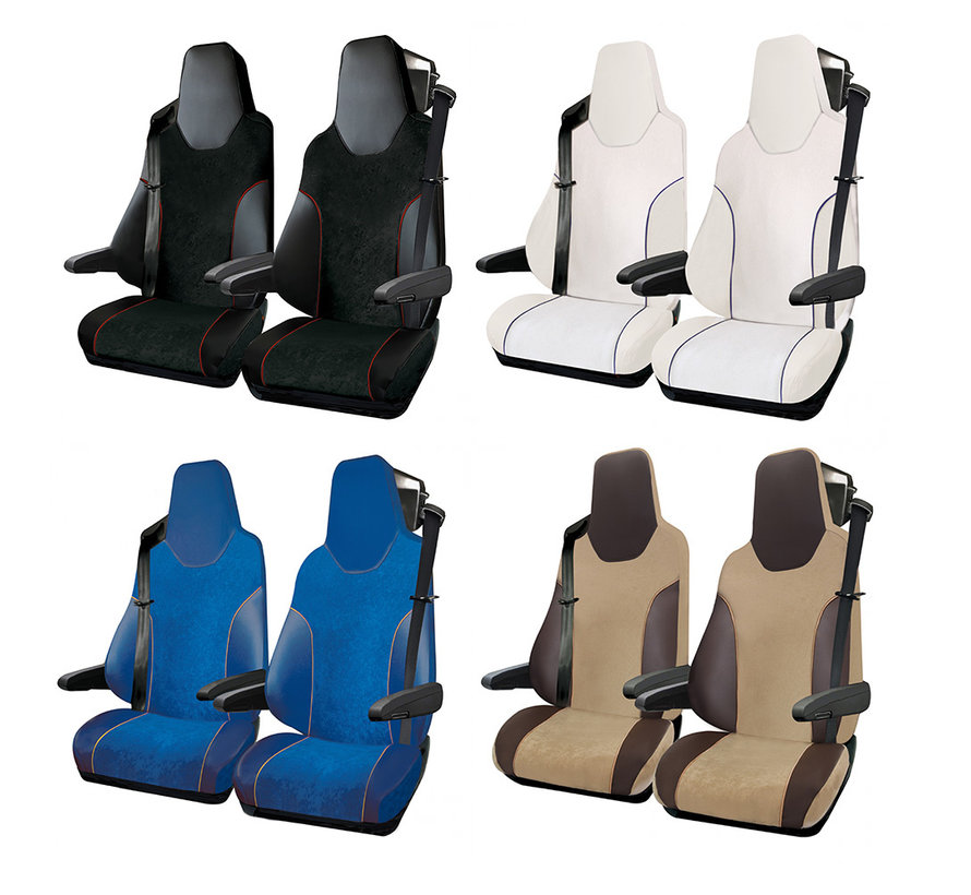 Set of seat covers for MAN - 2 pieces - Different colors