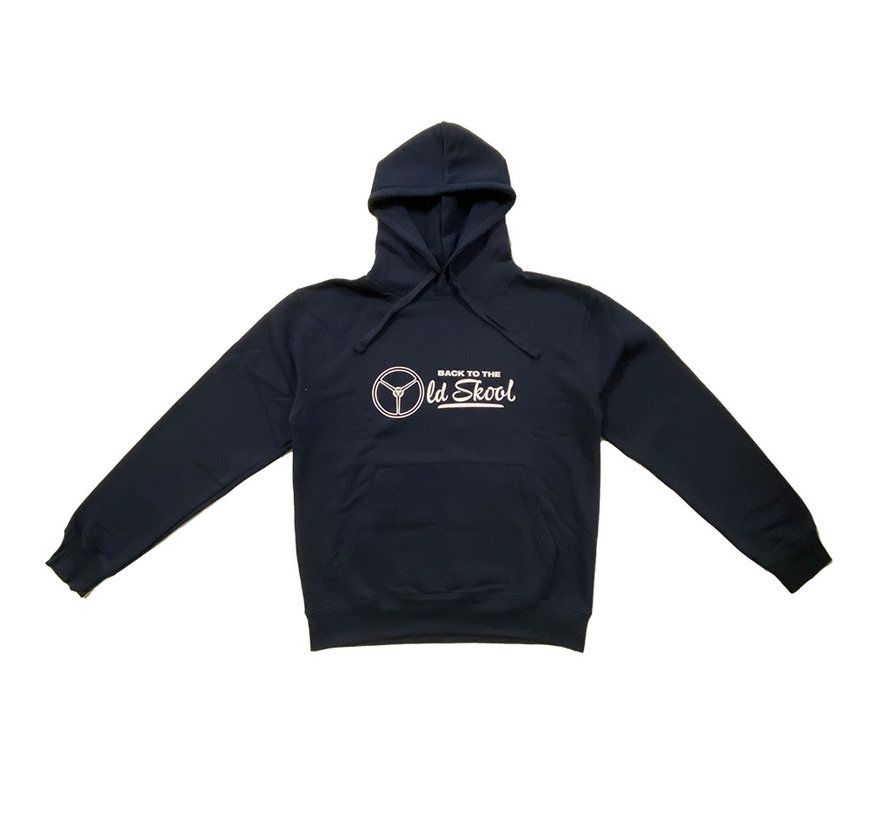 Hoodie Back to the Oldskool - Blauw