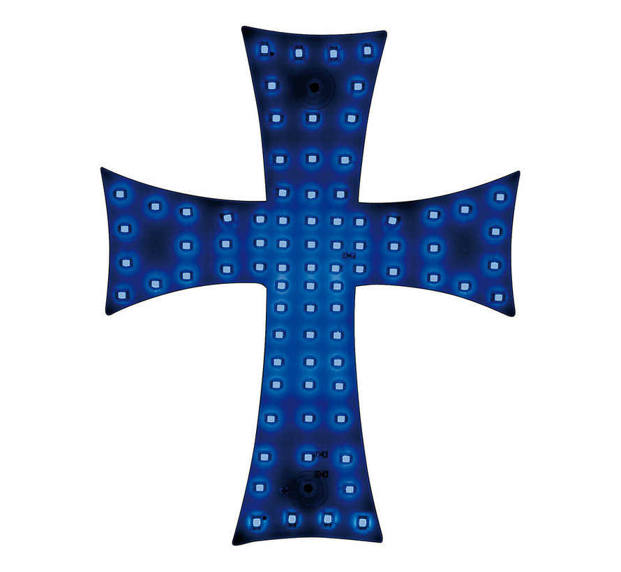 LED cross - 81 LED - 24V - Different colors