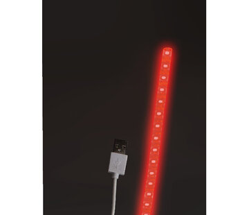 Quintezz - USB LED strip - 30cm - Red