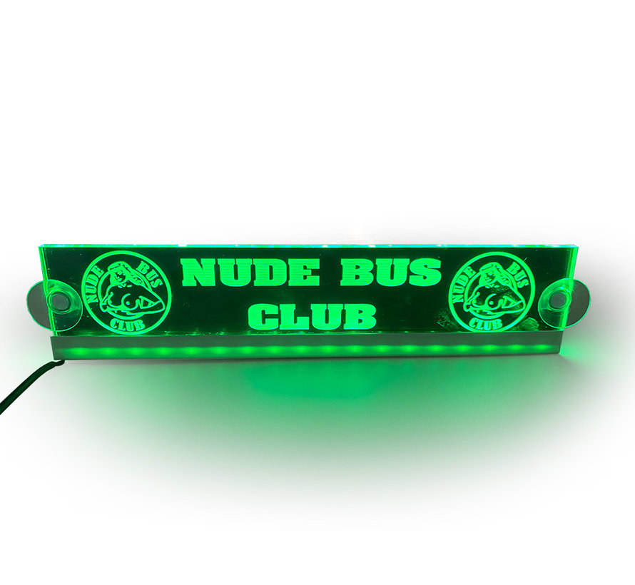 Ledplaat Nude Bus Club - 12/24V