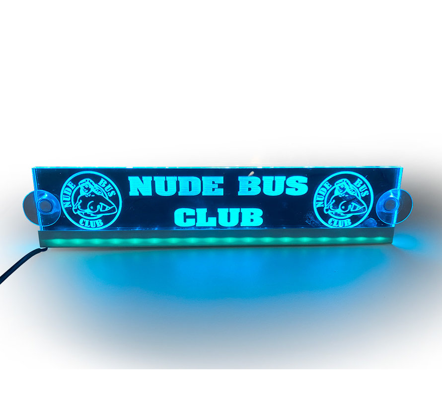 Ledplaat Nude Bus Club - 12/24V