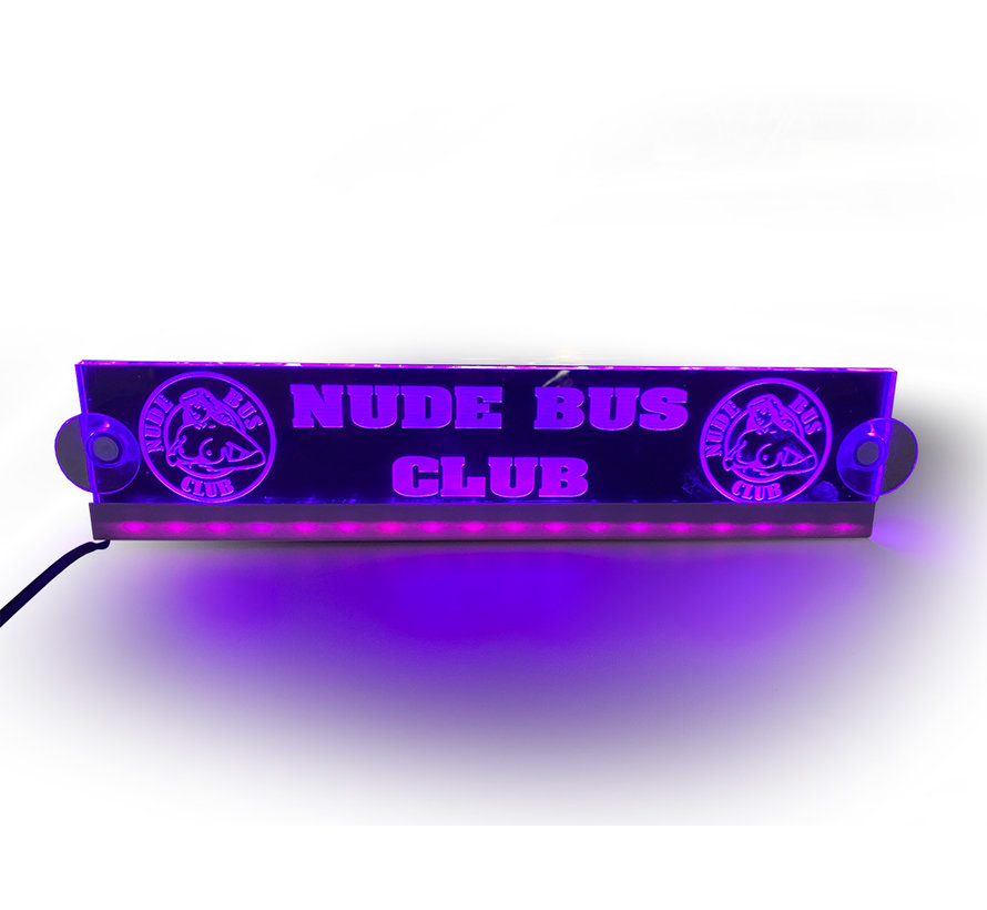 Ledplaat Nude Bus Club - 12/24V