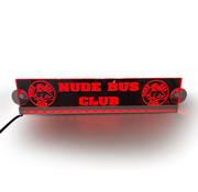 LED plate Nude Bus Club - 12/24V