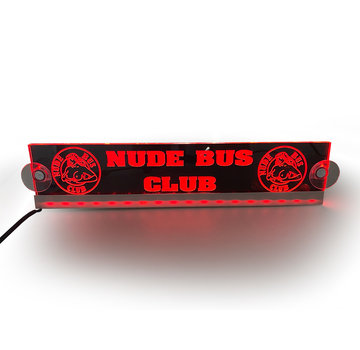 Ledplaat Nude Bus Club - 12/24V