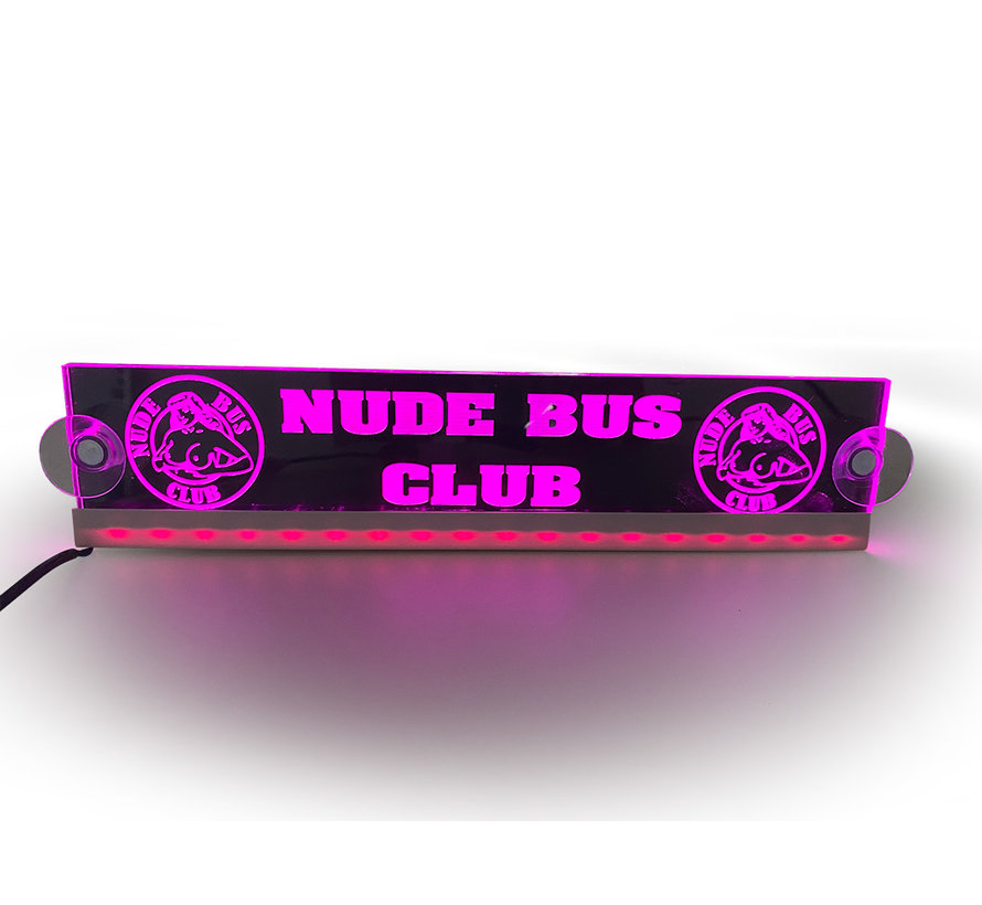 Ledplaat Nude Bus Club - 12/24V