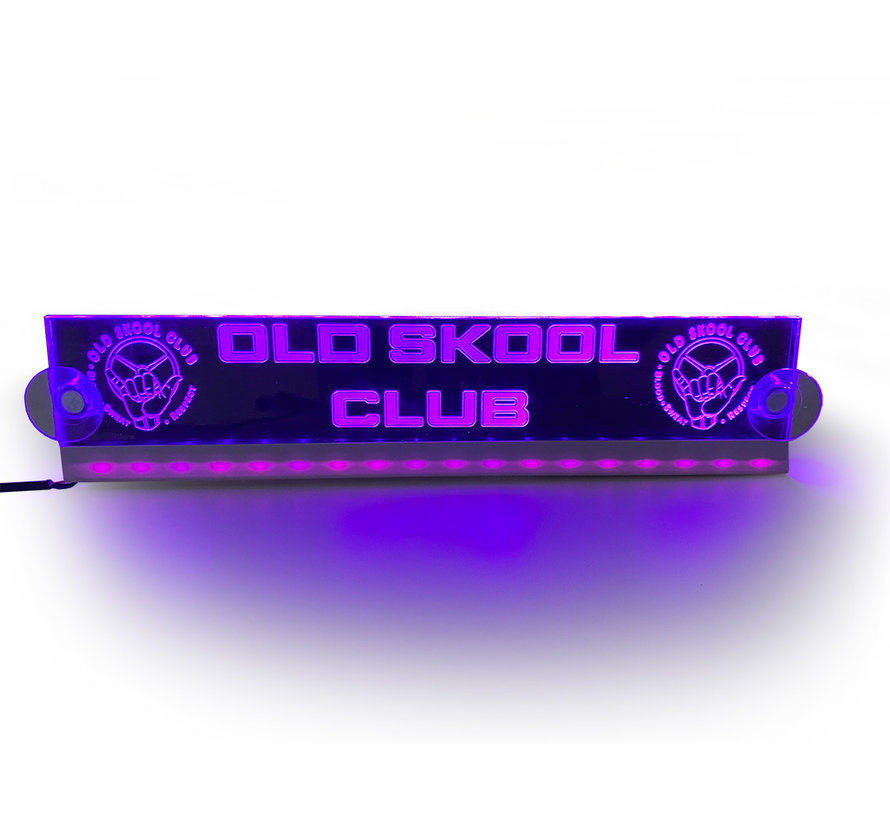 Ledplaat Oldskool Club - 12/24V