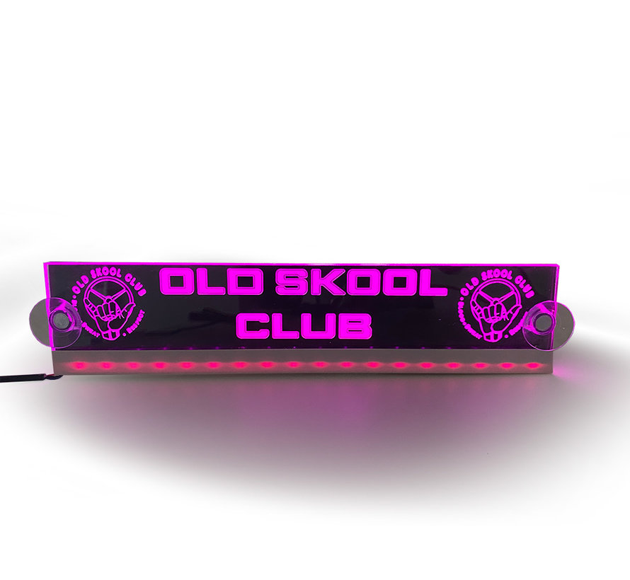 LED plate Oldskool Club - 12/24V