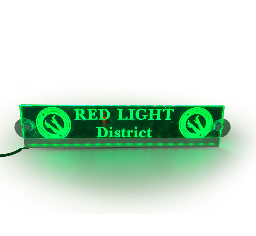 Ledplaat Red Light District - 12/24V