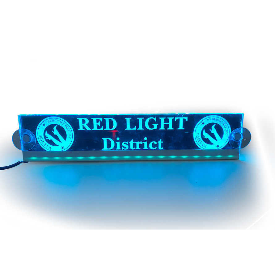 LED plate Red Light District - 12/24V